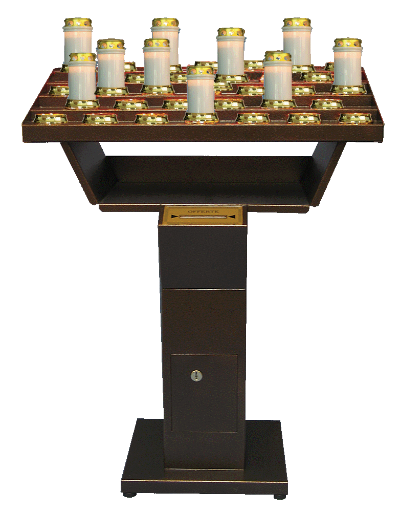 Electric Votive Light Stand with 21 White Lights