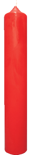 RED Coloured Candle (5cm x 30cm)