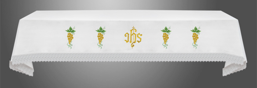 Altar Cloth with (Style VI) Eucharistic Embroidery