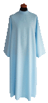 Light Blue Choir Gown with Shoulder Zip