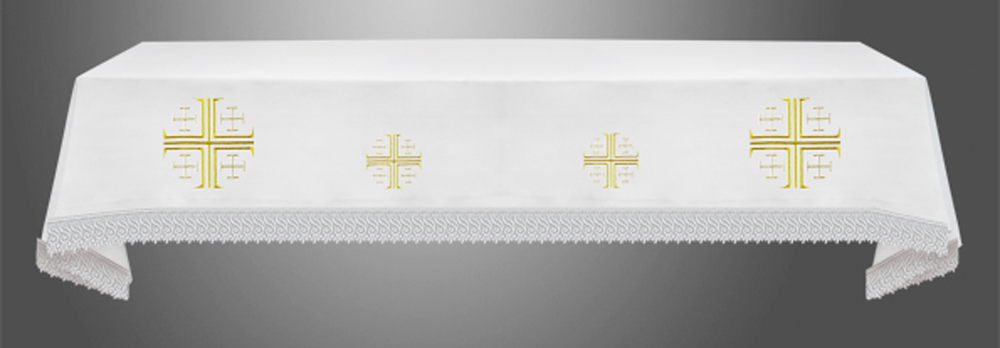 Altar Cloth with (Style II) Jerusalem Crosses