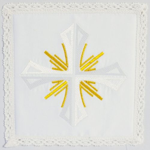 Small Linen - Cross with Rays