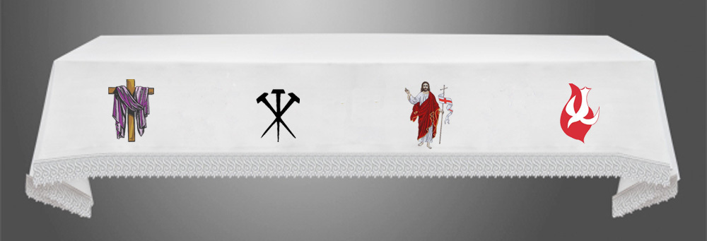 LENT CRUCIFIXION EASTER and PENTECOST Altar Cloth